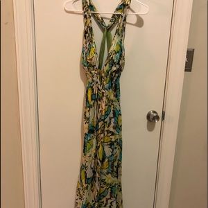 Exotic blue/green/gold gown FINAL SALE